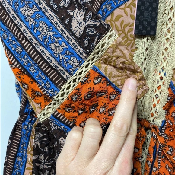 Miss Me Vintage Lace Boho Hippie Dress Size Medium - Picture 3 of 7